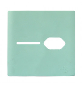 Placa p/ 1 Interruptor + tomada 4x4 - Novara Siciliano